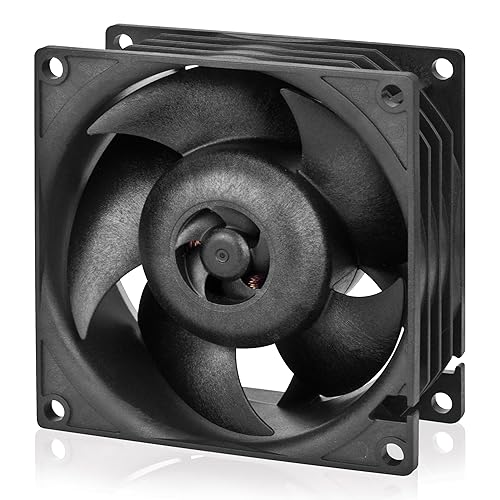 ARCTIC S8038-7K - Server Fan, 80x80x38 mm, 500-7000 RPM, PWM Regulated, 4-pin Connector, 12 V DC, Rack Cooling Fan - Black