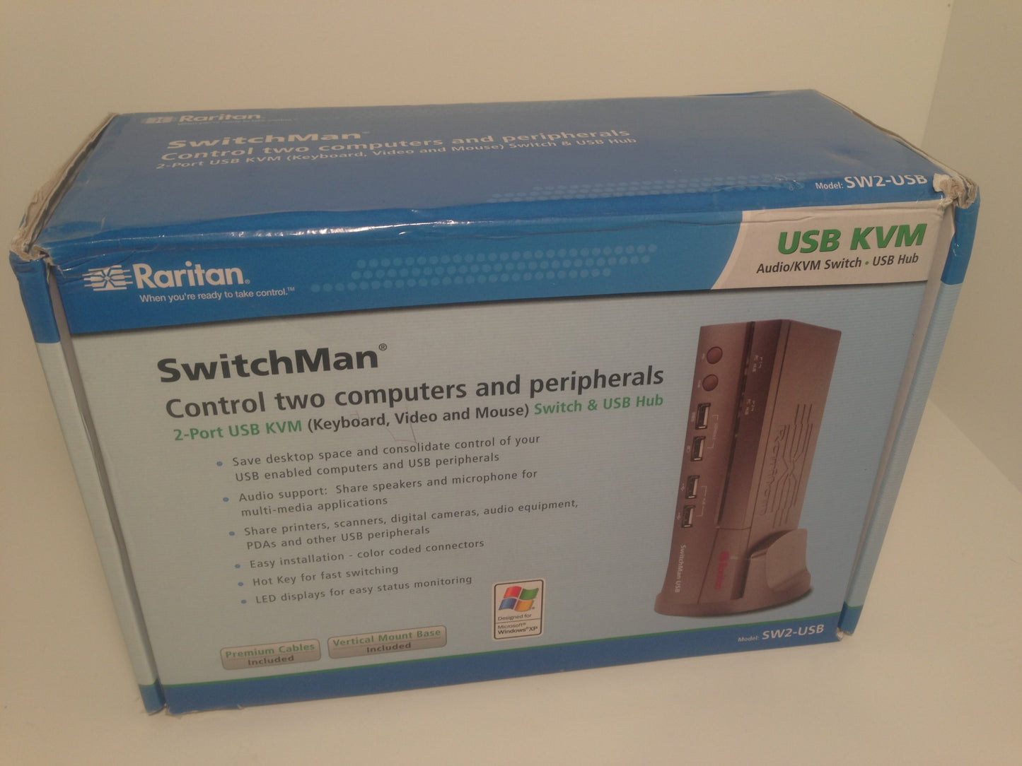 Raritan 2PORT Switchman KVM Switch USB (SW2-USB)