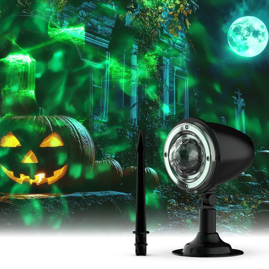 Halloween Laser Projector Lights,Syslux Outdoor Projector Light,21 Colors Ocean Ripple Projection with Remote Control for Christmas Thanksgiving