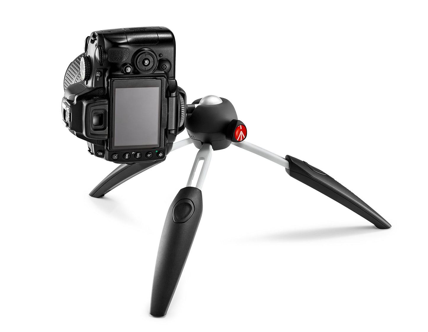 Manfrotto PIXI EVO 2-Section Mini Tripod, Black