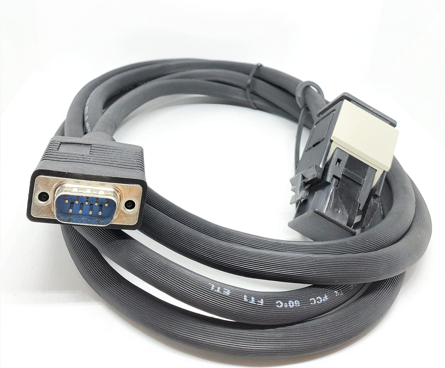PC Accessories 8 ft. DB9 to Data Token Ring Adapter Cable, Male to Male, Black M-M