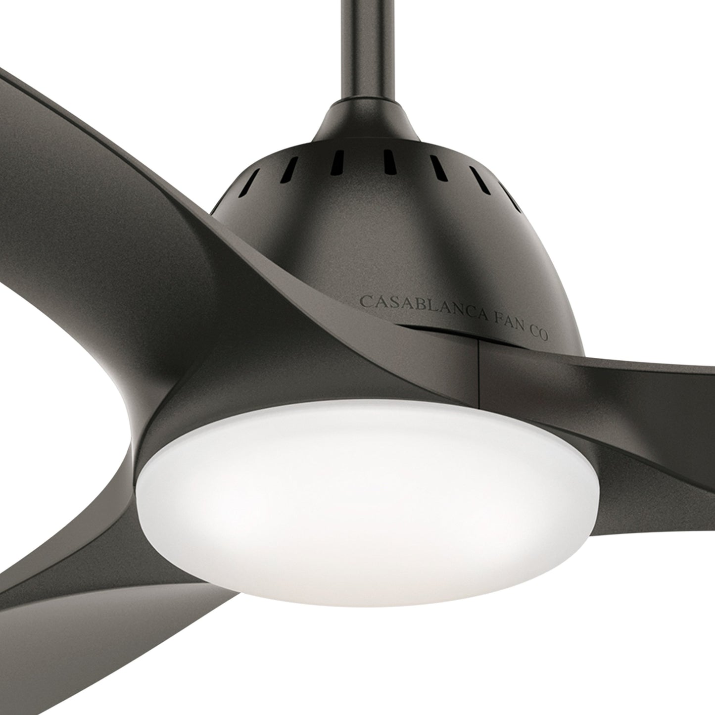 Casablanca Fan 52 inch Contemporary Ceiling Fan with LED Light and Remote Control, Noble Bronze (Renewed)