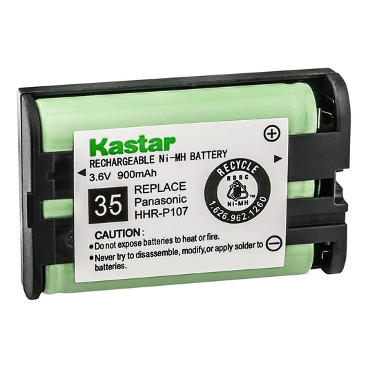 Kastar Cordless Phone Battery Replacement for Radio Shack 23-499 Cordless Phone, Panasonic HHR-P107 HHR-P107A HHR-P107A/1B Type 35 and Sennheiser