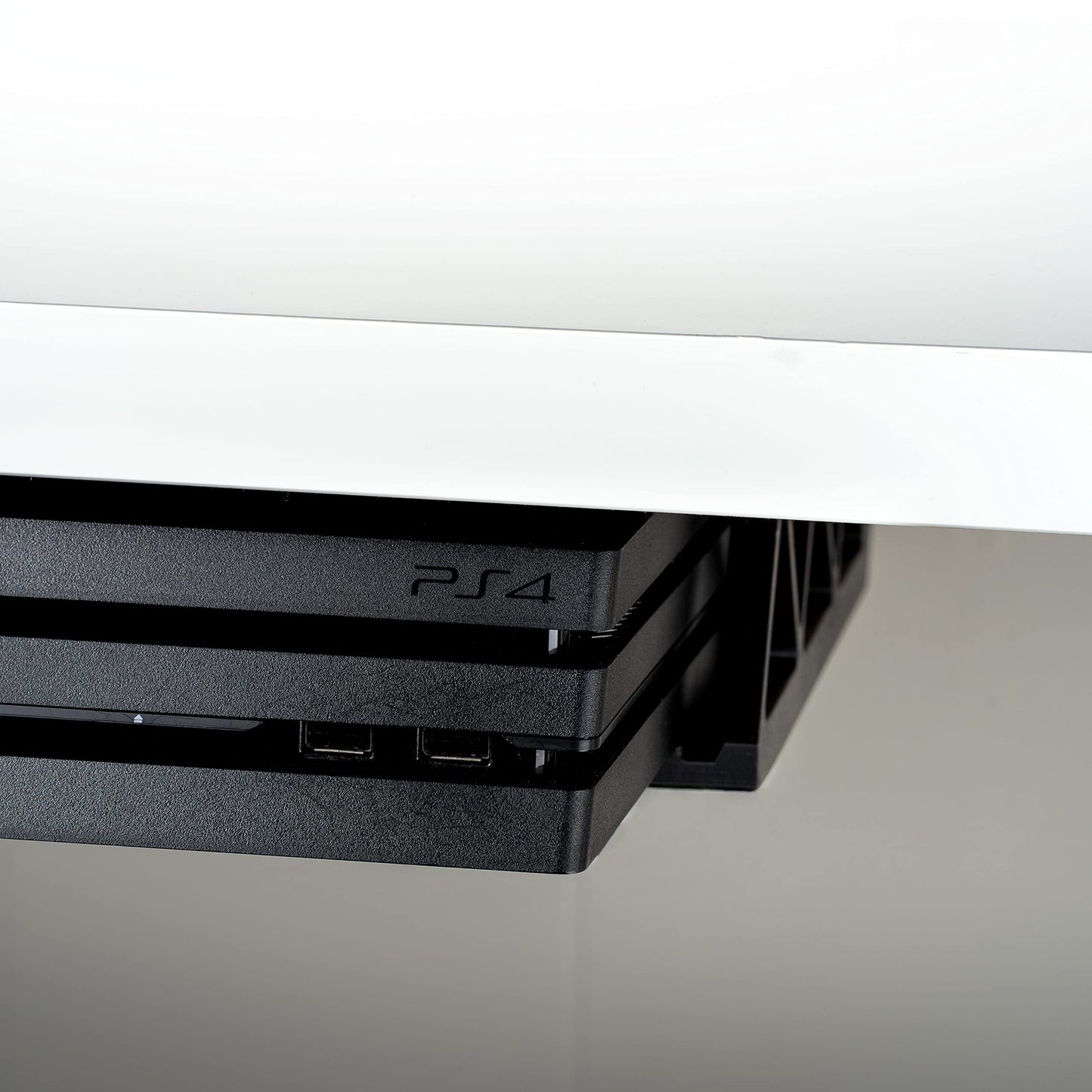 Glistco Stealth Mount - Under Desk Mount Compatible with PS4 Pro