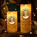 Kenon Custom Flameless LED Candles for Christmas, Personalized Photo 3D LED Memorial Candle, Bereavement Gifts for Loss of Mom Dad, Sympathy Gifts