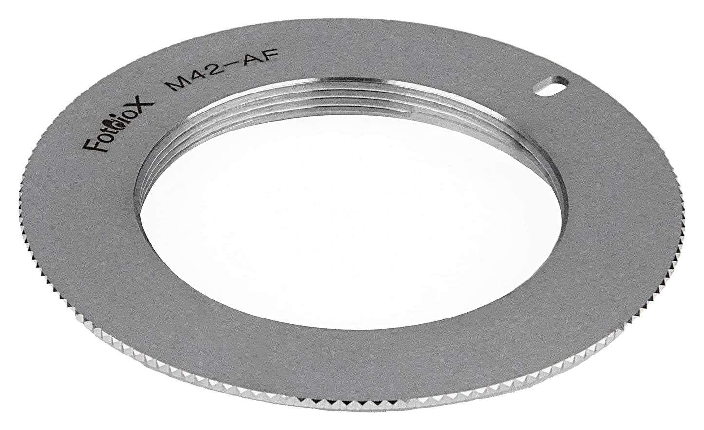 Fotodiox Pro Lens Mount Adapter - M42 Type 1 (42mm x1 Screw Mount) Lens to Sony Alpha A-Mount (and Minolta AF) Mount SLR Camera Body, Diox Chrome