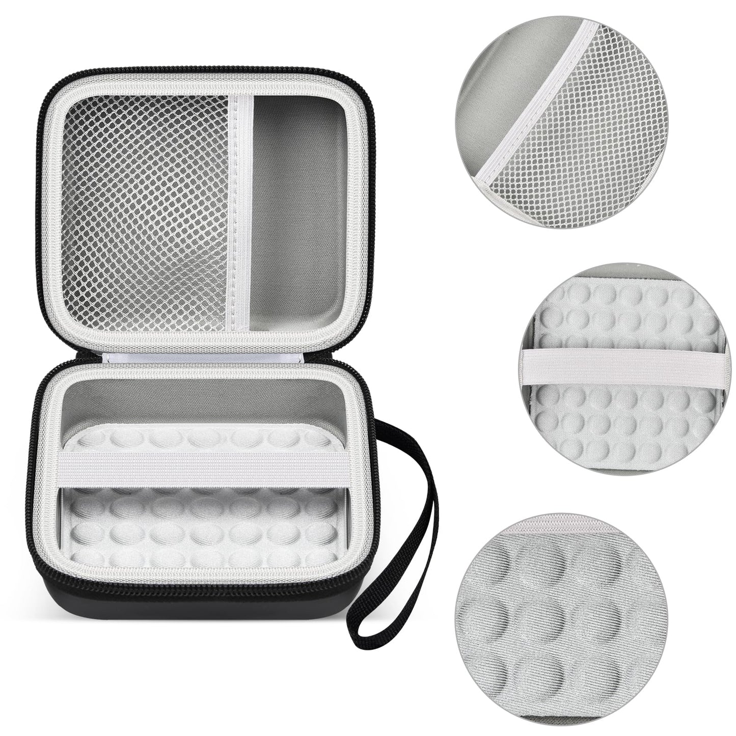 Hard Case Compatible with NETGEAR Nighthawk M7 Pro/ M6/ M6 Pro/ MR6500/ M5/ M1/ MR1100 Mobile Hotspot, Travel WiFi Router Storage Bag with Mesh Pocket