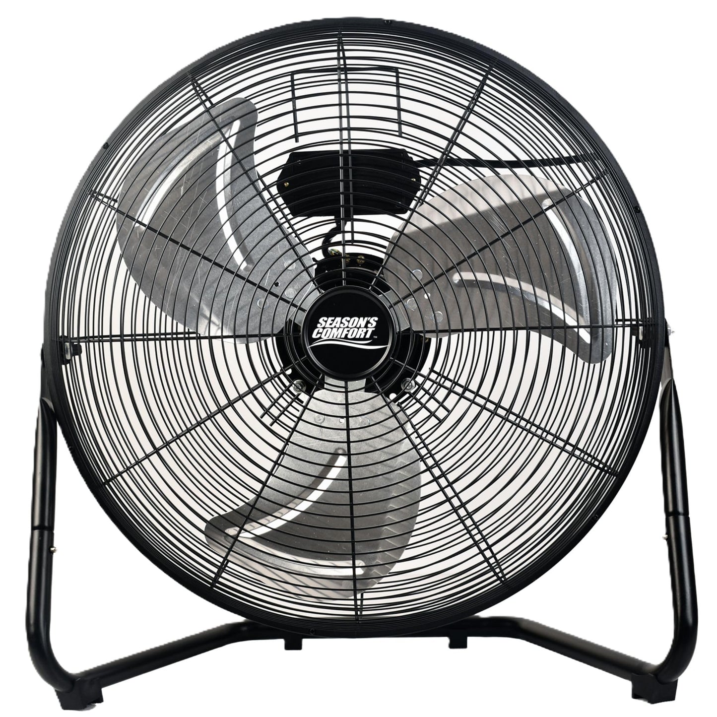 Seasons Comfort 20 Inch High Velocity Fan, All-Metal, 3 Speed, Black -FHV20