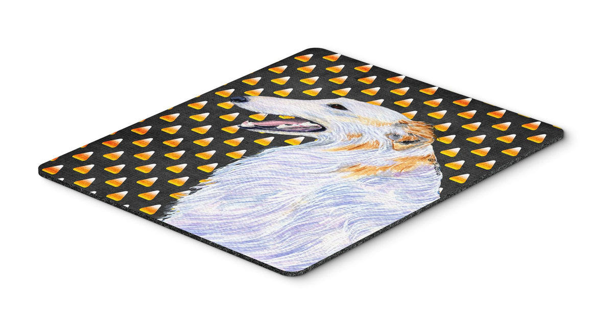 Caroline's Treasures SS4268MP Borzoi Candy Corn Halloween Portrait Mouse Pad, Hot Pad or Trivet for Home Office Gaming Working Computers Laptop Mouse