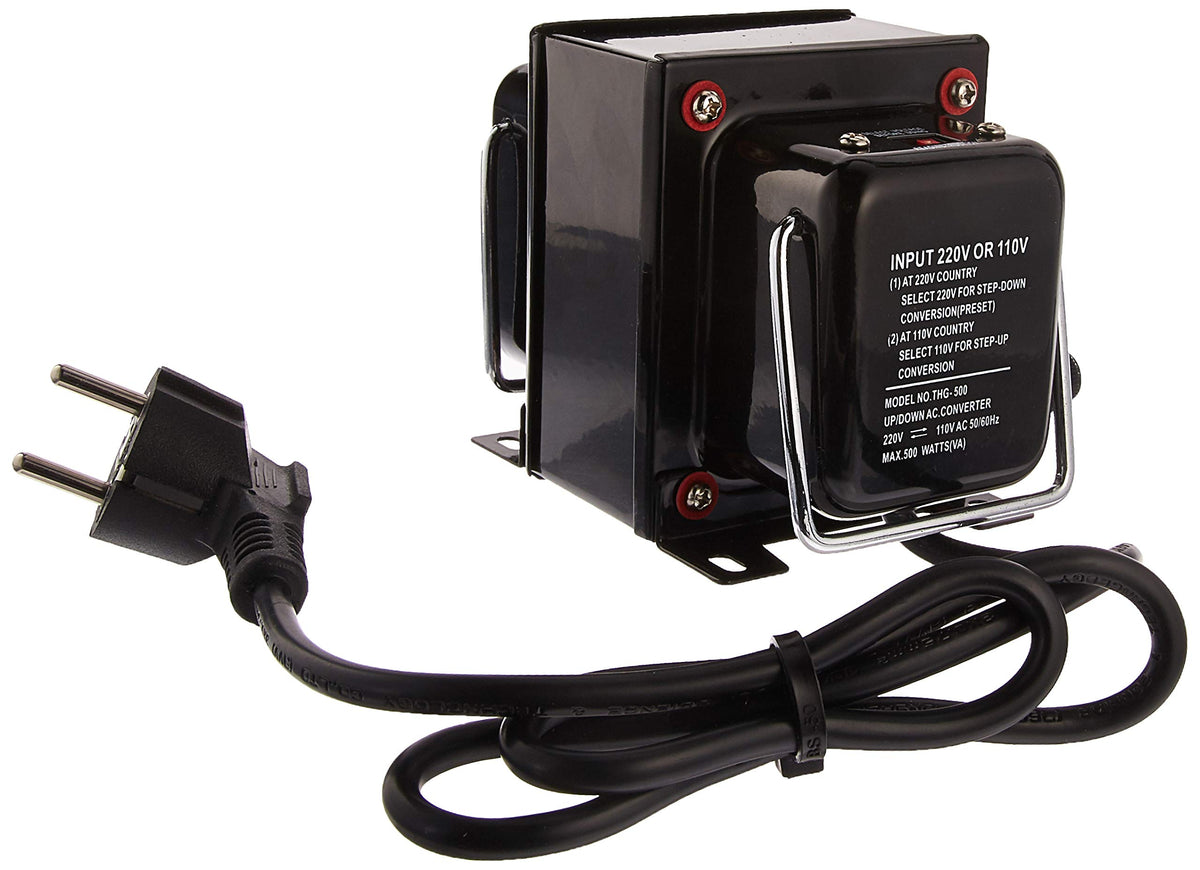 Simran THG-500T Step Up & Down Voltage Transformer Converter for 110V & 220/240V, 500W