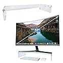 Mammoth High Grade Heavy Duty Clear Acrylic Computer Monitor Riser Stand for Home and Office, 20" Wide Base with 50LBs Load