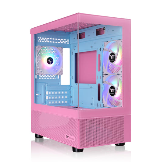 Thermaltake View 170 TG ARGB m-ATX Chassis; 3x120mm ARGB Lite Fans Included; 280mm Radiator Support; 340mm GPU Clearance; 160mm Air Cooler Max Height