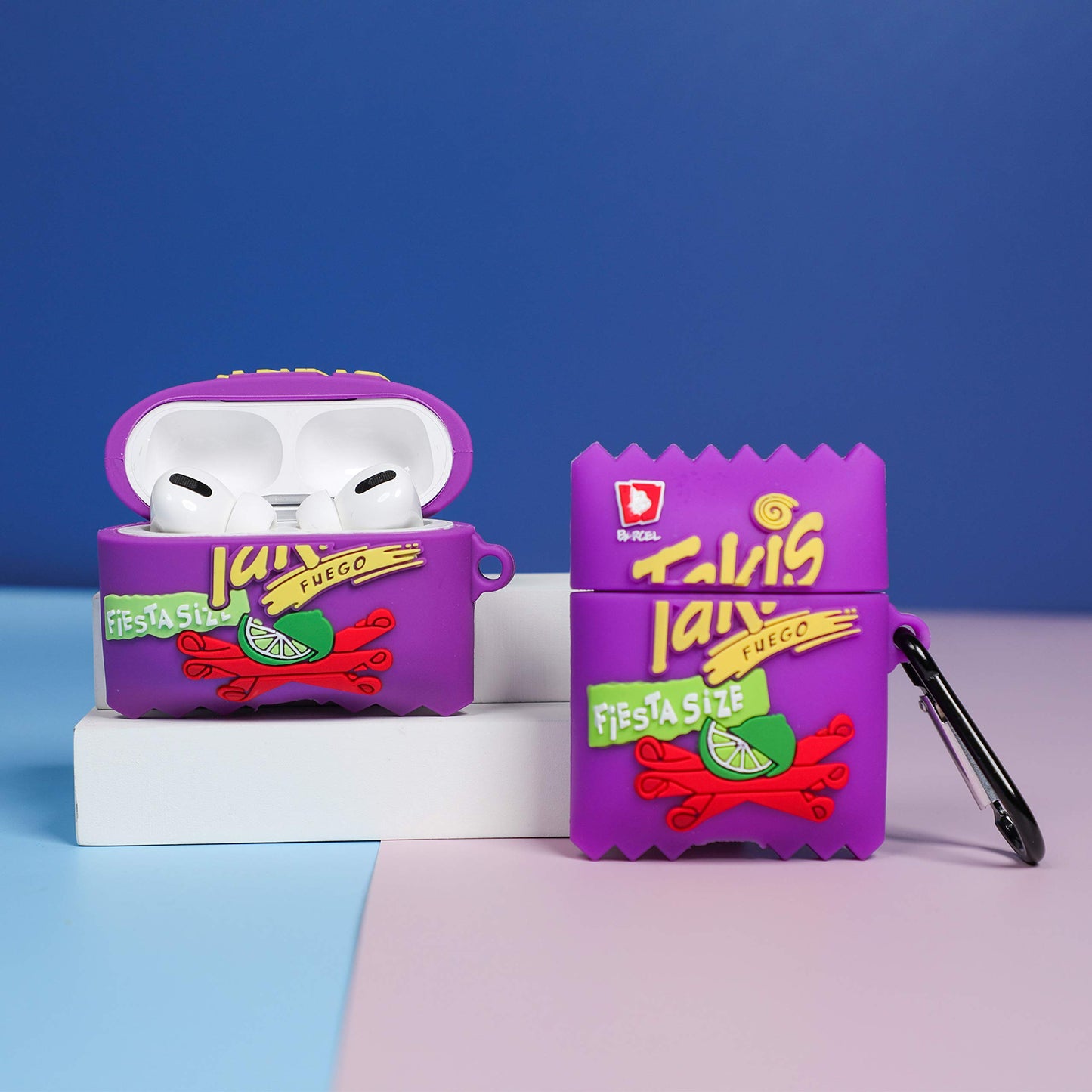 Oqplog for Airpod Pro 2019/Pro 2 Gen 2022 Case - Taki Biscuit, Food Cute 3D Cartoon Funny Kawaii for Airpods Pro Soft Silicone Cover Fashion Cool Fun
