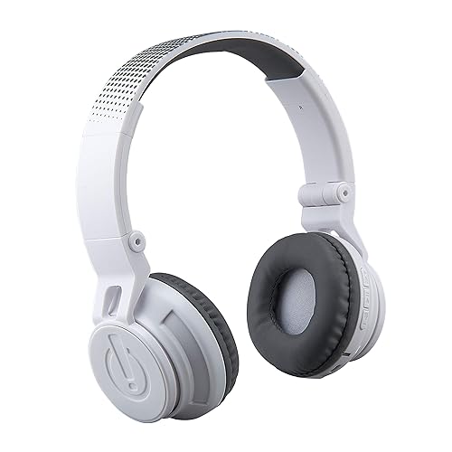 eKids Kids Bluetooth Headphones, Wireless Headphones with Microphone Includes Aux Cord, Volume Reduced Kids Foldable Earphones for School, Home, or…
