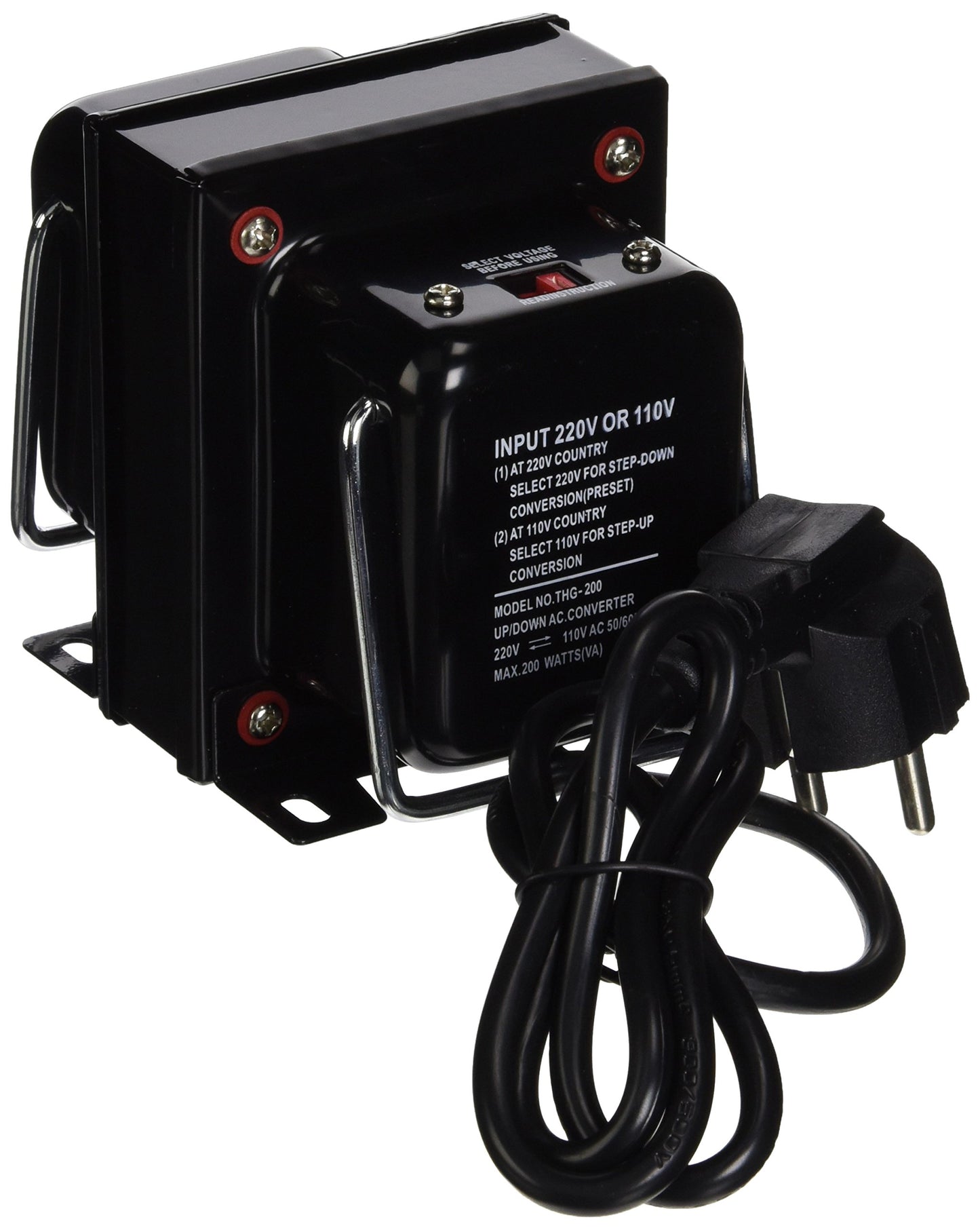 Simran THG-200(T) Step Up & Down Voltage Transformer Converter for 110V & 220/240V, 200W