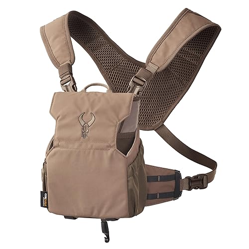 Badlands Bino AXS - Modular Binocular Harness System for Optimal Performance and Durability, Mud, Small