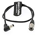 Alvin's Cables DC to Hirose 4 Pin Male Power Cable for Sound Devices 633| 644| 688 Zoom F8 Blackmagic Cinema Camera 4K 45CM|18inches