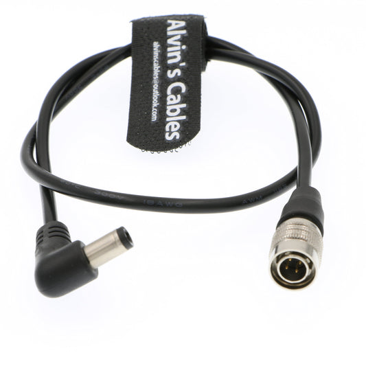 Alvin's Cables DC to Hirose 4 Pin Male Power Cable for Sound Devices 633| 644| 688 Zoom F8 Blackmagic Cinema Camera 4K 45CM|18inches