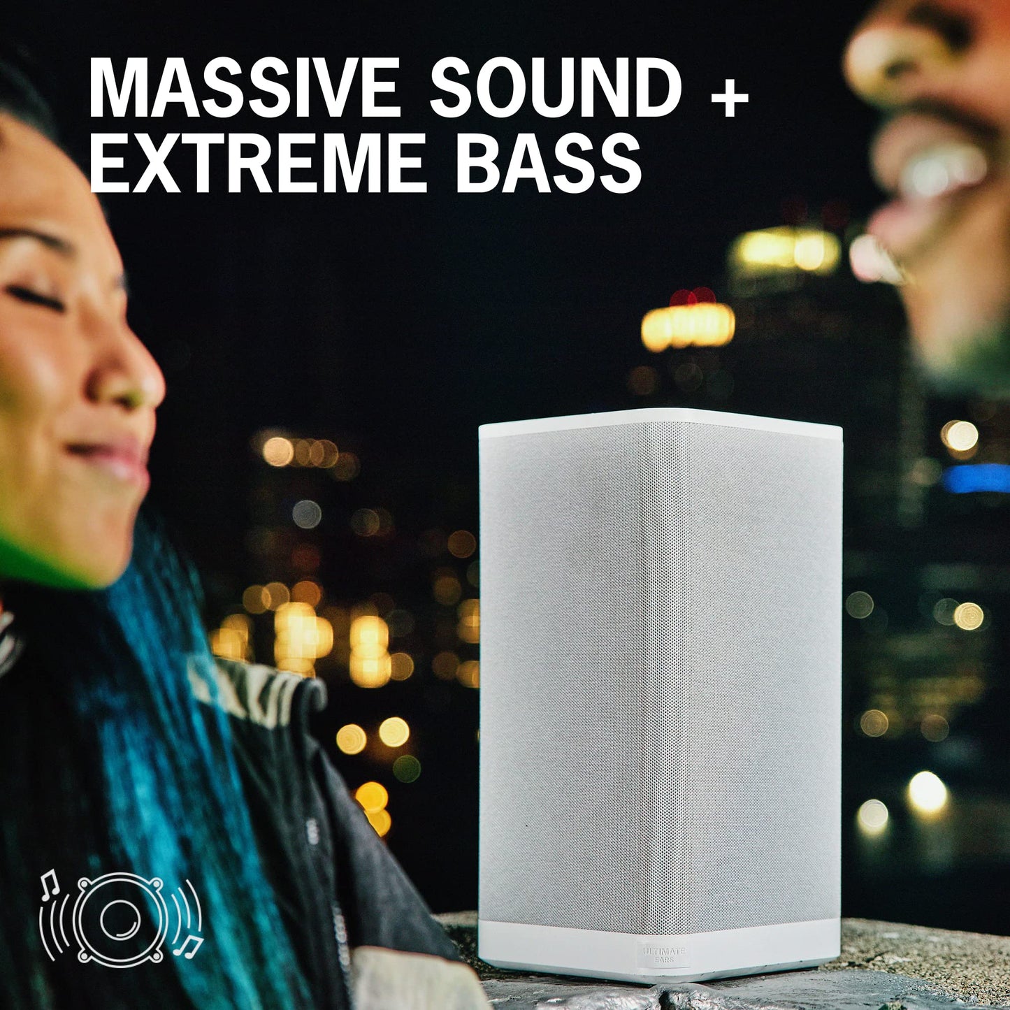Ultimate Ears HYPERBOOM Portable Bluetooth Speaker - Loud Wireless Speaker with Big Bass, Water-Resistant IPX4, 150 Ft Range, 24-Hour Battery Life