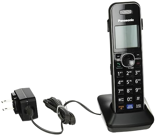 Panasonic Cordless Phone Handset Accessory Compatible with KX-TG6840 and KX-TG7870 Series Cordless Phone Systems - KX-TGA680S (Black)