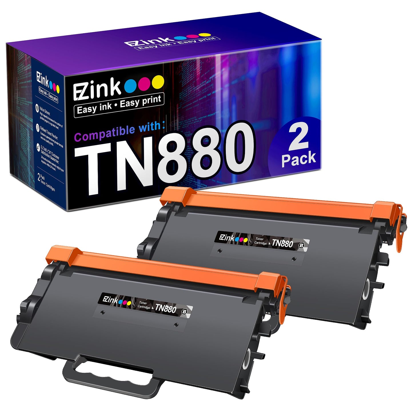 E-Z Ink Compatible Replacement for Brother TN880 Toner Cartridge TN-880