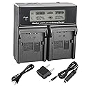 Kastar LCD Dual Fast Charger for Panasonic CGR-D54S CGA-D54S VSK0581 & AG-3DA1 AG-AC90 AG-DVC30 AG-DVC32 AG-DVC33 AG-DVC60 AG-DVC62 AG-DVC63 AG-DVC80