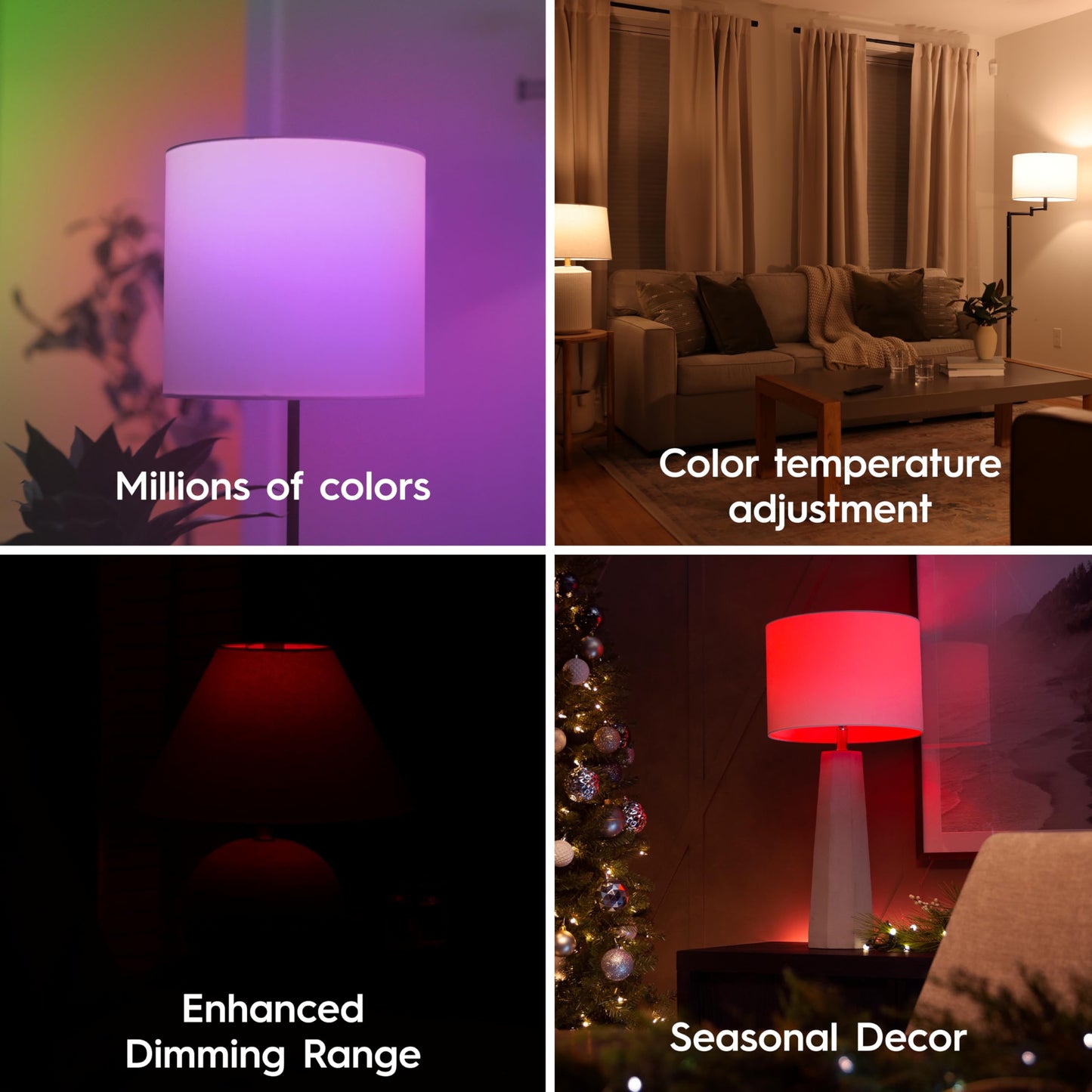 Cync GE Direct Connect A21 Smart LED Light Bulbs, 2 Pack
