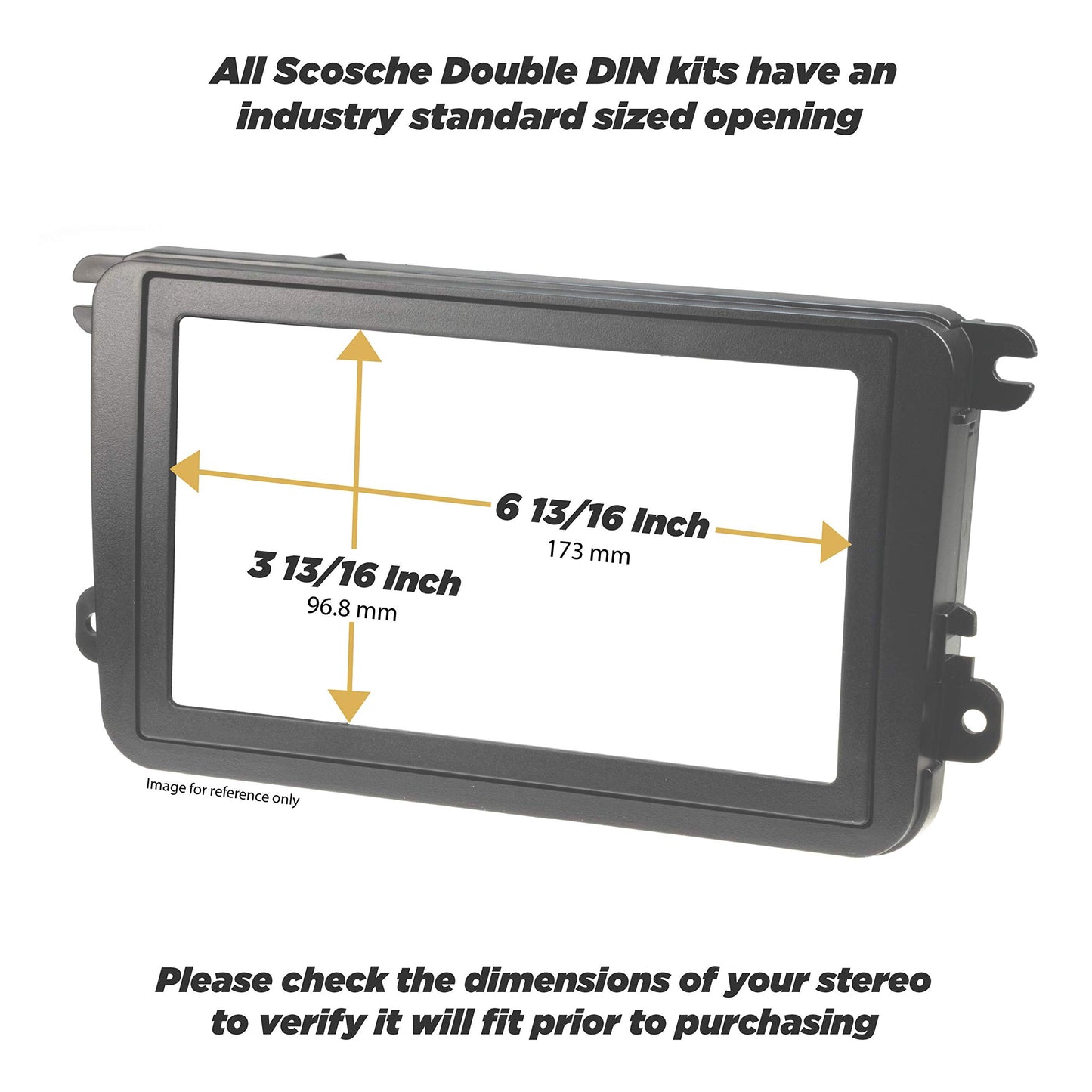 Scosche NN1669B Compatible with 2011-17 Nissan Quest ISO Double DIN & DIN+Pocket Dash Kit (Non-Premium Sound) Black