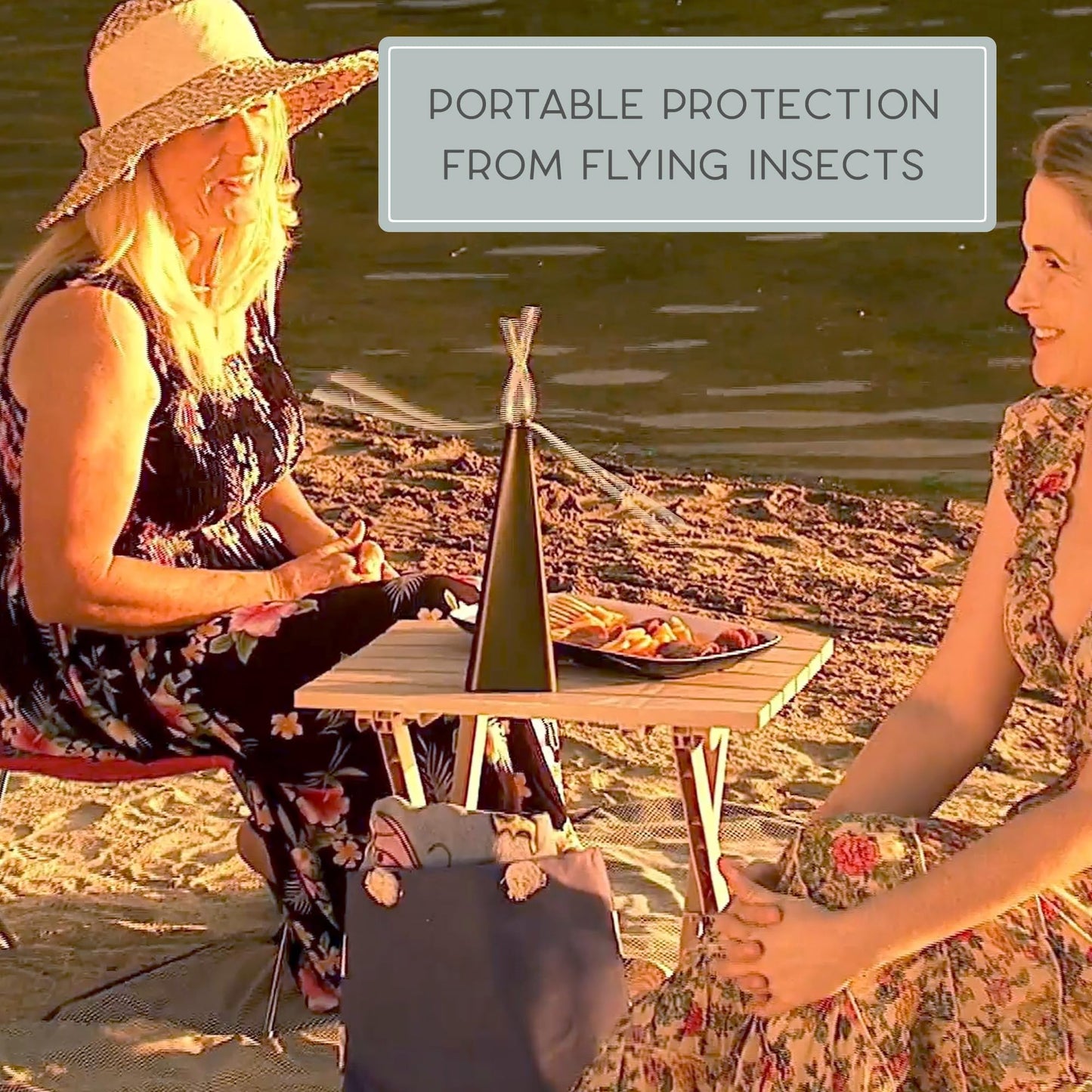 Bernini Fly Fans for Tables - Bug Fans for Food Table - Food Fans to Keep Flies Away - Portable and Natural Fly Deterrent Outside or Inside - Home or