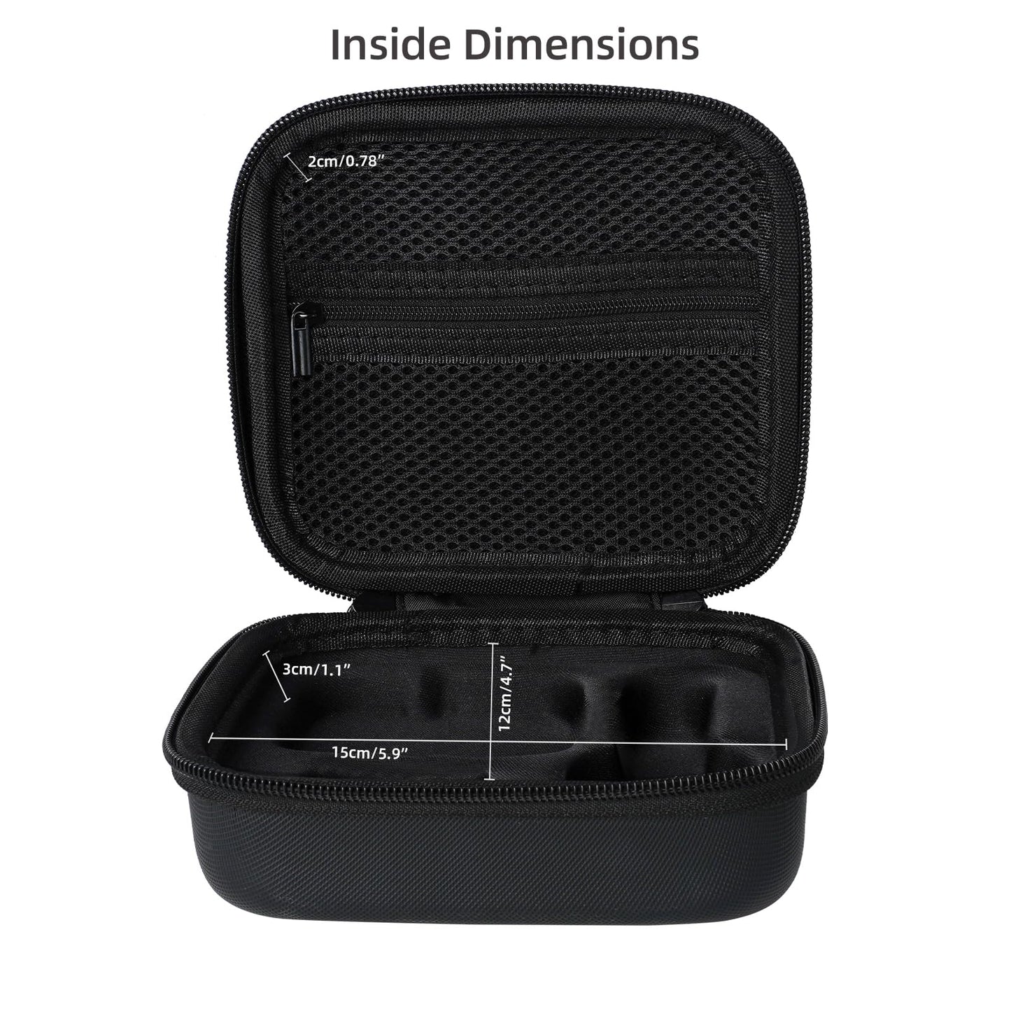 Carrying Case For DJI Osmo Nano: PU Leather Hard Shell Storage Bag for Full Accessories - Portable Vlog & Travel Organizer for Creators, Vloggers