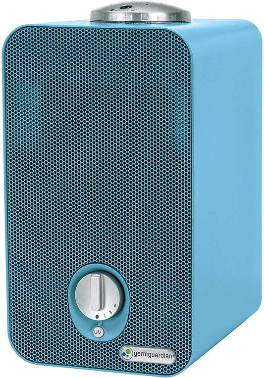 GermGuardian Air Purifier for Home with HEPA Pure Filter, Night Light Projector, UV-C Light Helps Reduce Germs, Removes 99.97% of Pollutants, Rooms up