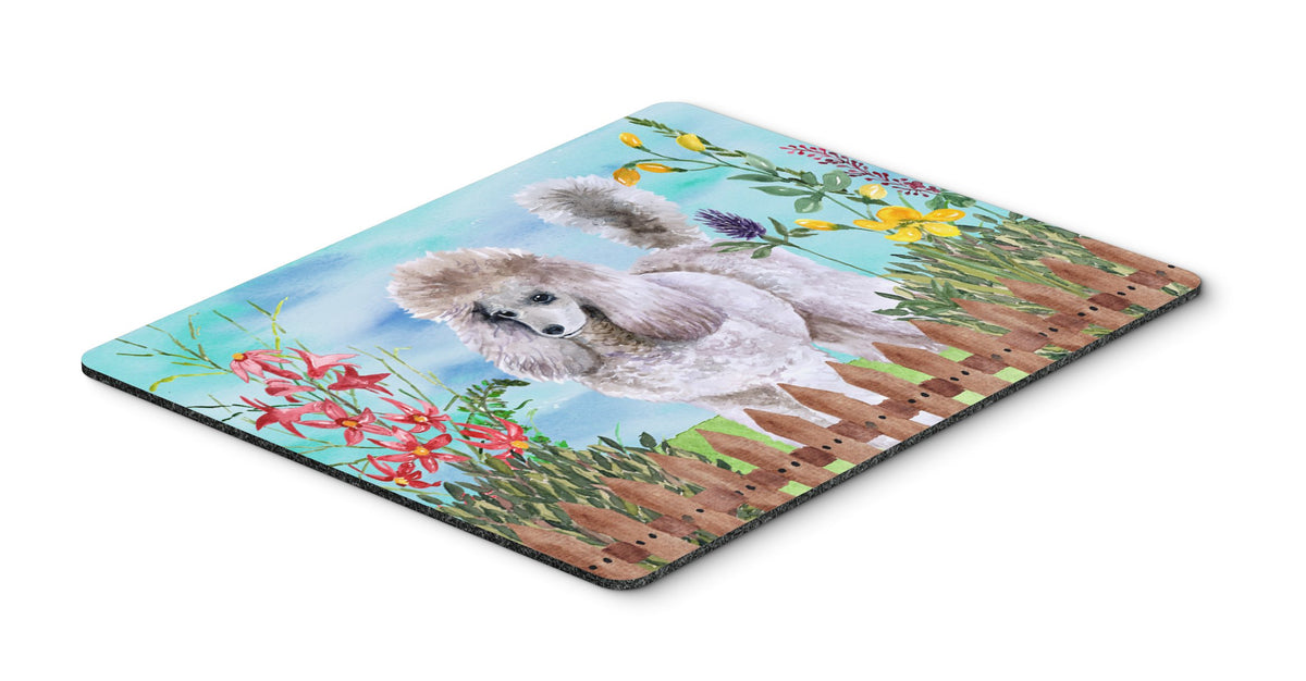 Caroline's Treasures CK1227MP Poodle Spring Mouse Pad, Hot Pad or Trivet for Home Office Gaming Working Computers Laptop Mouse Mat,Washable Large