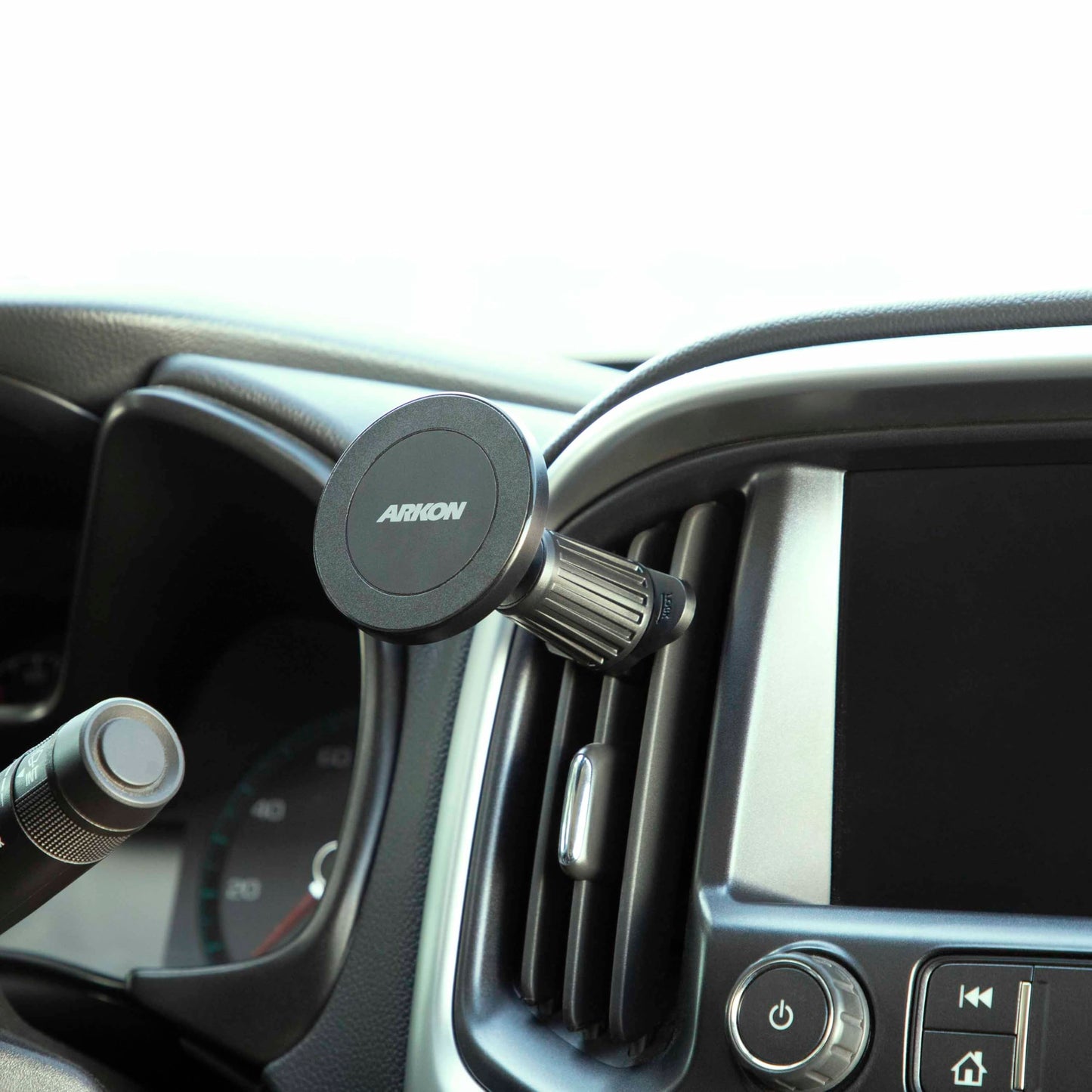 ARKON Mounts Car Vent Phone Mount | 20 Powerful Magnets | Quick 360° Rotation | Stable Vent Mount | Magnetic Phone Holder for Car | Compatible