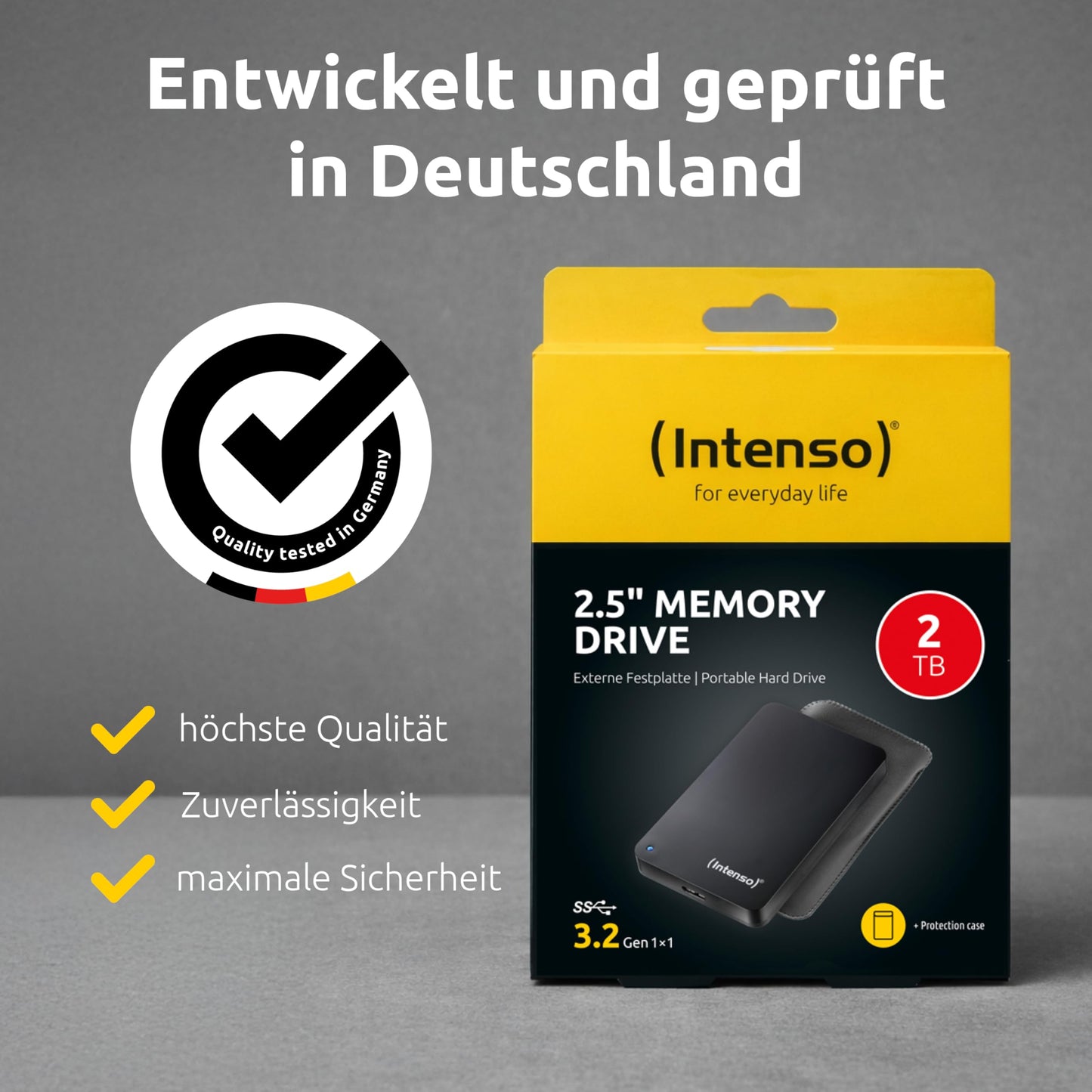 Intenso Memory Drive - 2, 5" External Hard Drive 2 TB
