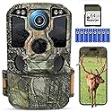 KJK Trail Camera WiFi 8K 84MP with 64GB Memory Card, Game Camera with Night Vision, 0.05s Trigger Motion Activated, IP67 Waterproof 130°Wide-Angle