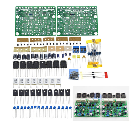 DIY KITS 2PCS MX50 SE 100WX2 Dual Channels Audio Power amplifiers Board D1047 B817 2SA1295 2SC3264 (D1047x4)