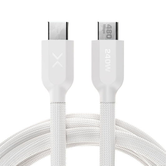NOCO XGrid XC1: 240W USB-C to USB-C Cable - Type C Fast Charging Cord, USB-IF Certified, Smart E-Marker Chip, 480Mbps Data, UltraFlex Braided Nylon +
