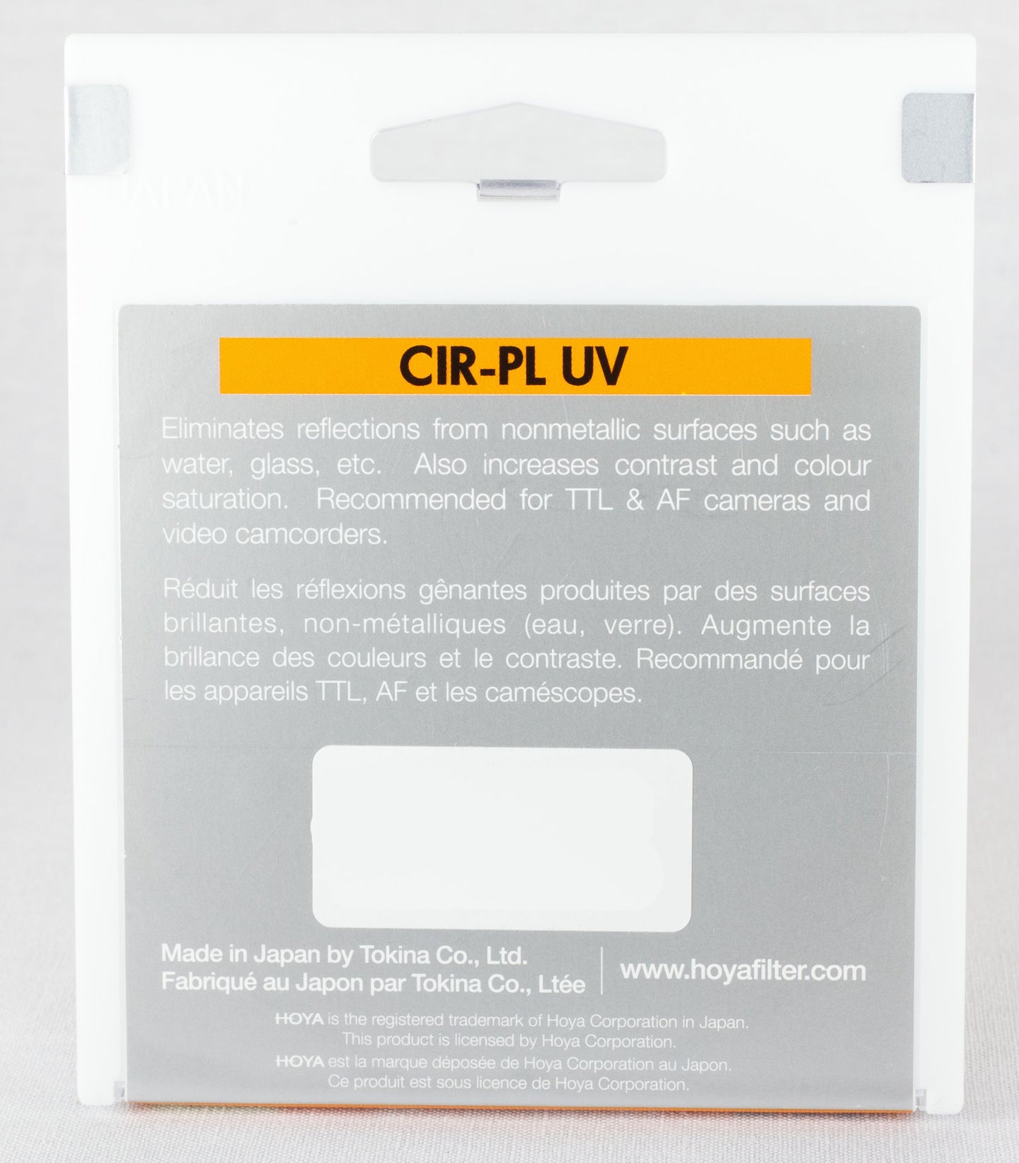 Hoya Circular Polarizer Filter (HRT CIR-PL UV) - 82mm Polarizing Filter with UV Absorbing Glass, High-Rate Transparency Film for Camera Lens