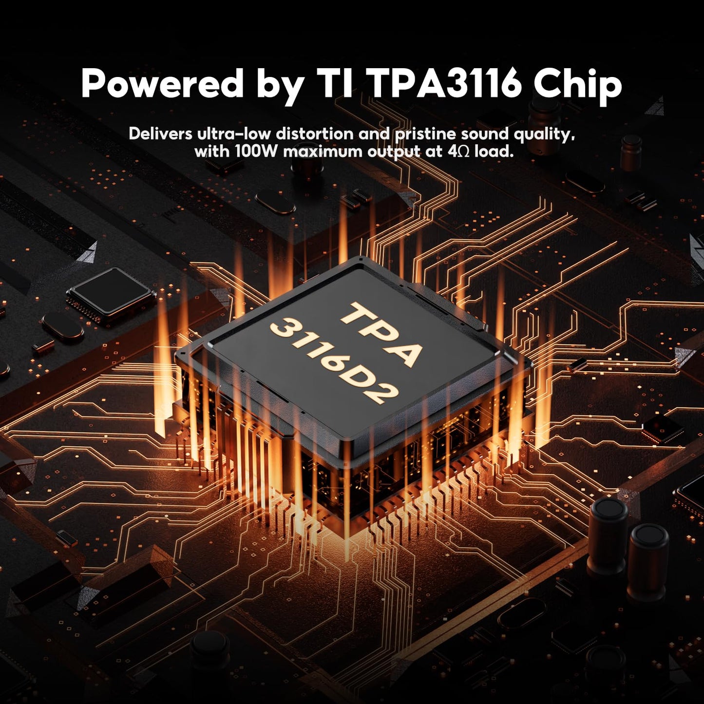 AIYIMA A1001 Subwoofer Amplifier Home Audio: 100W TPA3116 Mono Sub Amp HiFi Class D Amplifier | Full-Frequency & Sub Bass Switchable Mini Amplifier