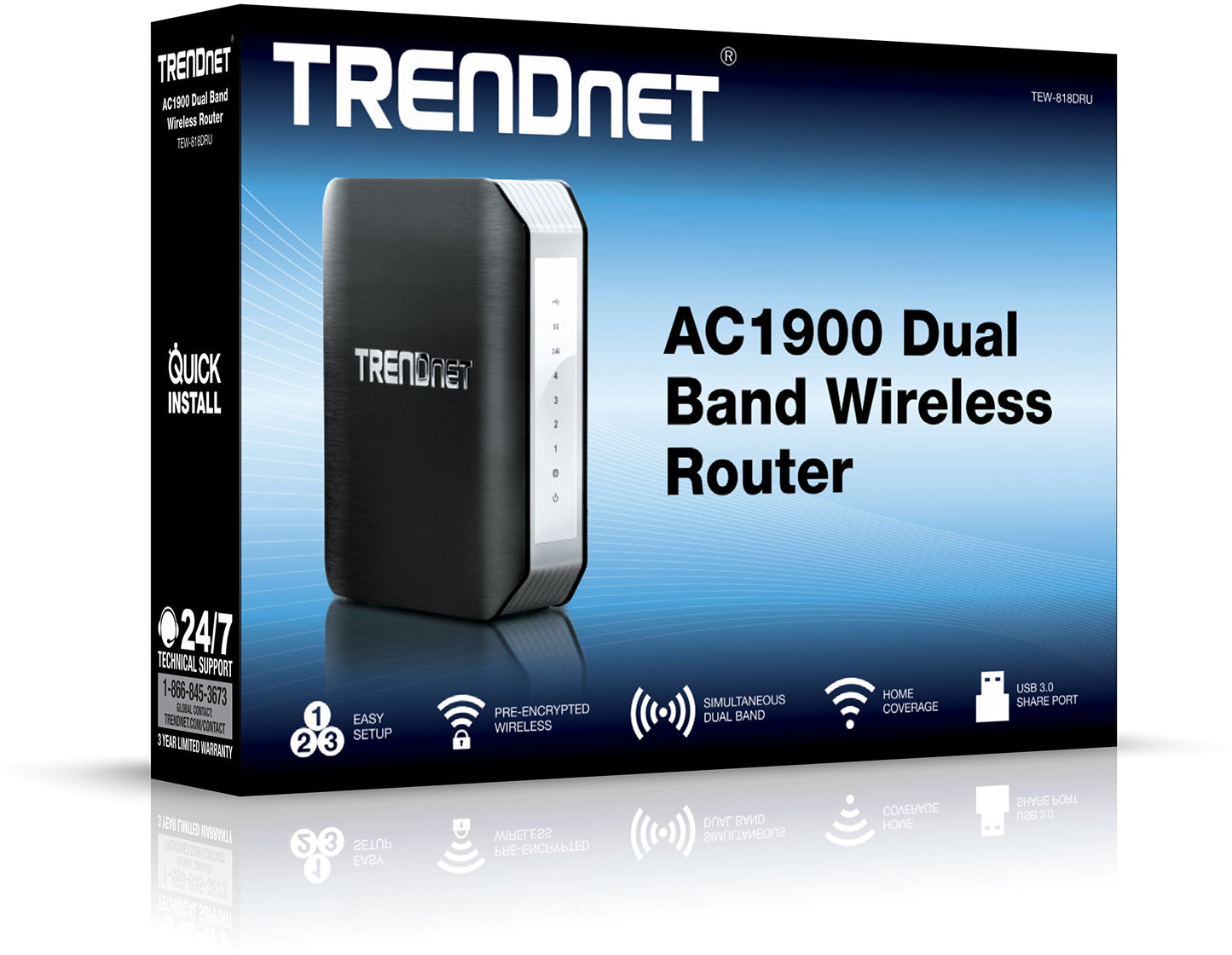 TRENDNET TEW-818DRU AC1900 Wireless Router