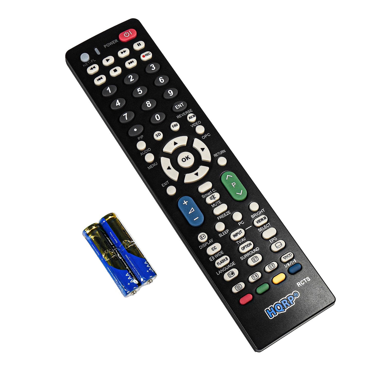 HQRP Remote Control fits Sharp GA759WJSA RRMCGA759WJSA LCD LED HD TV Smart 1080p 3D Ultra 4K AQUOS