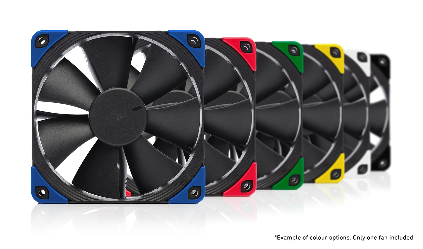 Noctua NF-S12A PWM chromax.Black.swap, Premium Quiet Fan, 4-Pin (120mm, Black)