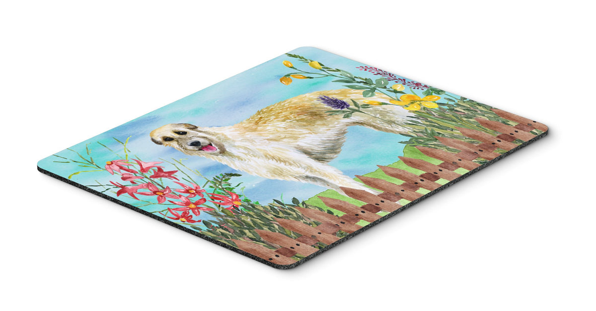 Caroline's Treasures CK1232MP Irish Wolfhound Spring Mouse Pad, Hot Pad or Trivet for Home Office Gaming Working Computers Laptop Mouse Mat,Washable