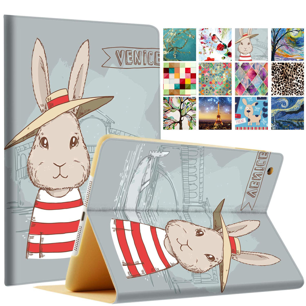 DuraSafe Cases for iPad Pro 9.7 inch 2016 Folio Printed Case A1673 MLMP2LL/A MM172LL/A MLMN2LL/A MLMQ2LL/A A1674 A1675