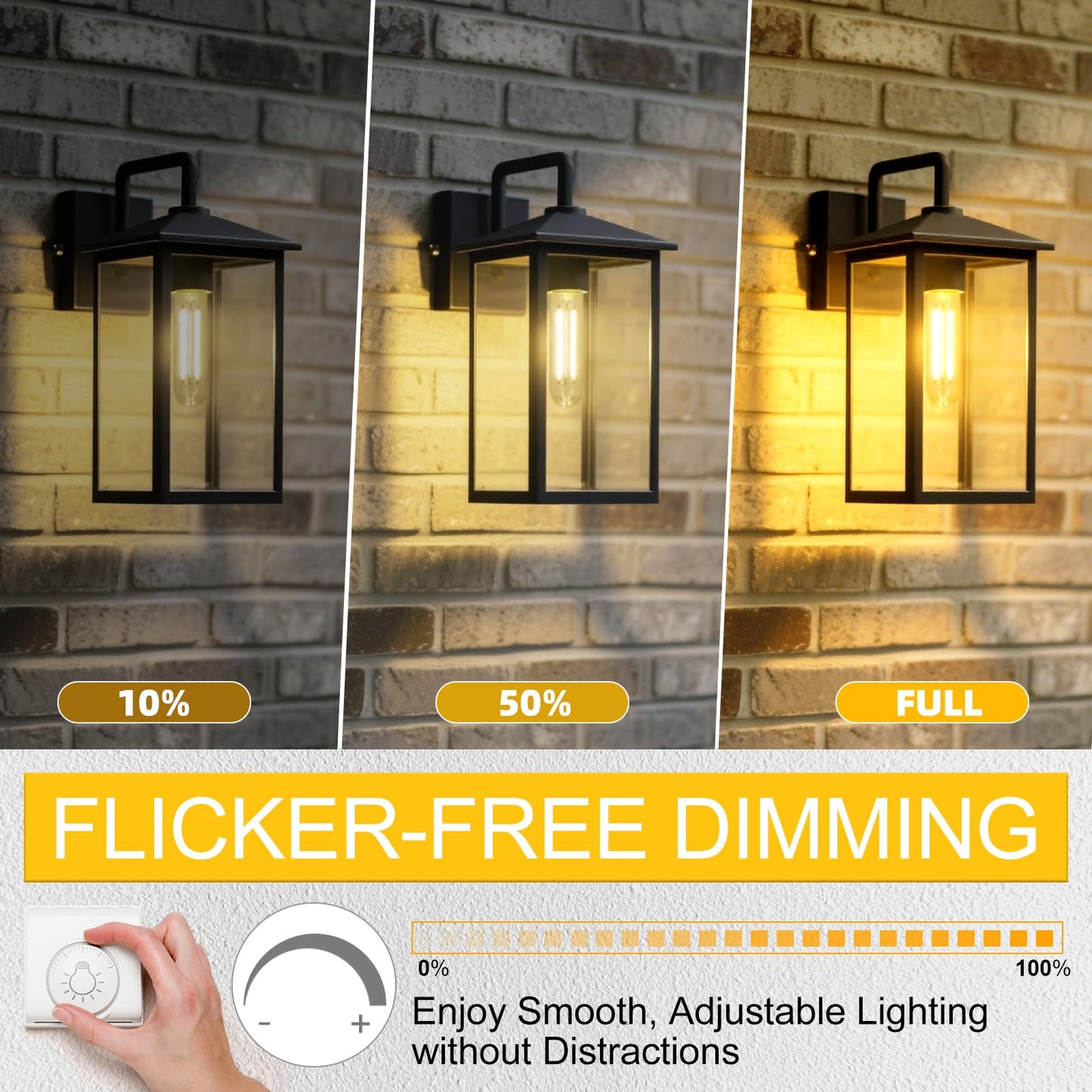 GvvooHome Dimmable Edison Tubular LED Bulb, E26 LED Bulbs 40W Equivalent