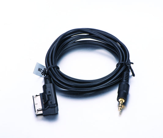 AUX Media Interface Cable Compatible with Mercedes Benz 2010-2016 MMI Socket 3.5mm Plug 120cm Long
