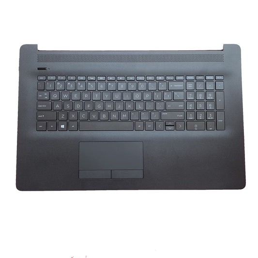 Replacement for HP Pavilion17BY 17-by 17CA 17-CA Laptop Upper Case Palmrest Non-Backlit Keyboard Touchpad Assembly Part L22751-001 6070B154670