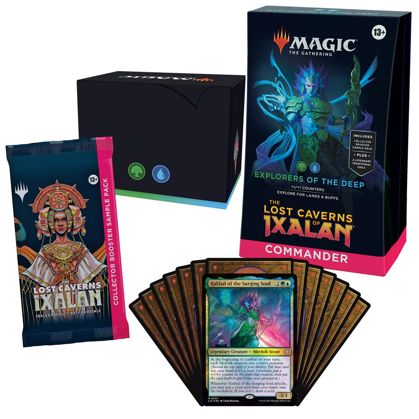 Magic: The Gathering The Lost Caverns of Ixalan Commander Deck Bundle - Includes All 4 Decks (Ahoy Mateys, Blood Rites, Explorers of The Deep,…