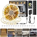 Tunable White LED Strip Light, Warm to Cool White,49.2ft Dimmable Bright LED Tape Lights with APP and Remote Control,3000K-6500K 24V Tape Light