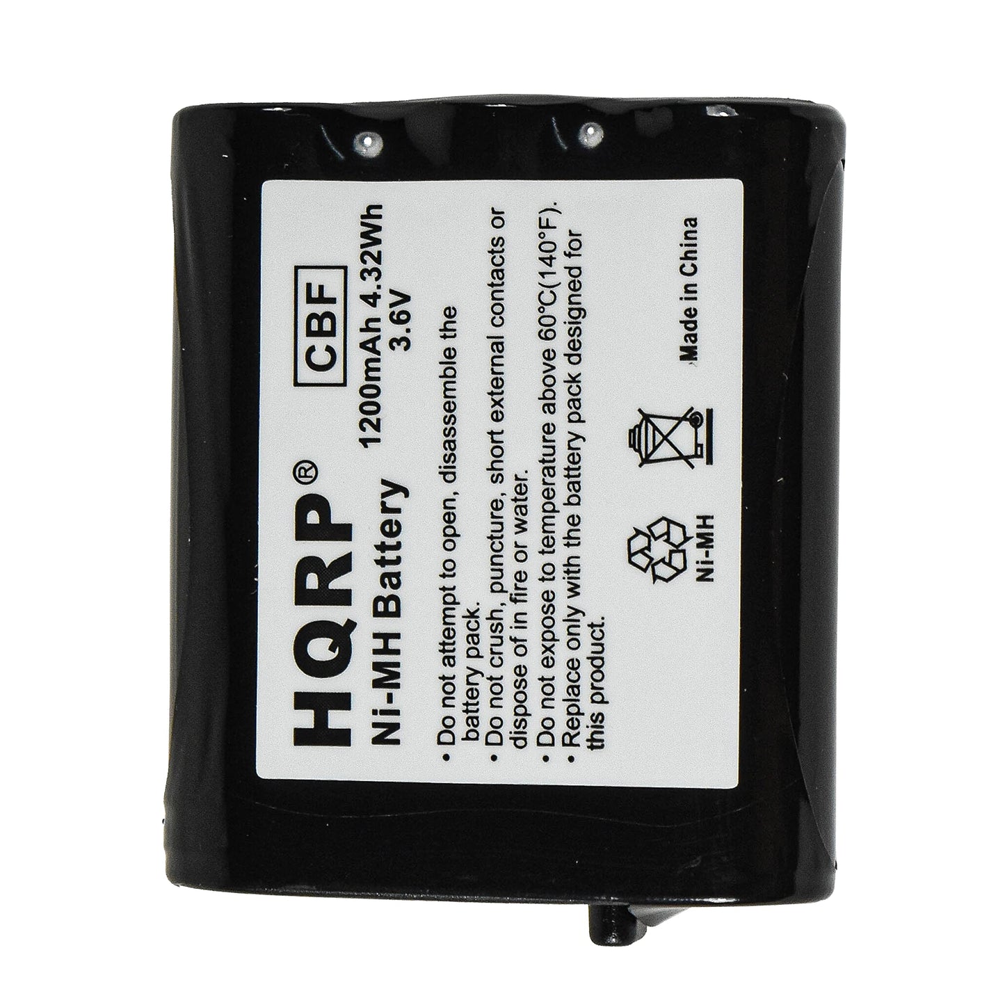HQRP Phone Battery Compatible with Panasonic ER-P511, KX-FPG372, KX-FPG377, KX-TG110M, KX-TG2207, KX-TG2215, KX-TG2215B